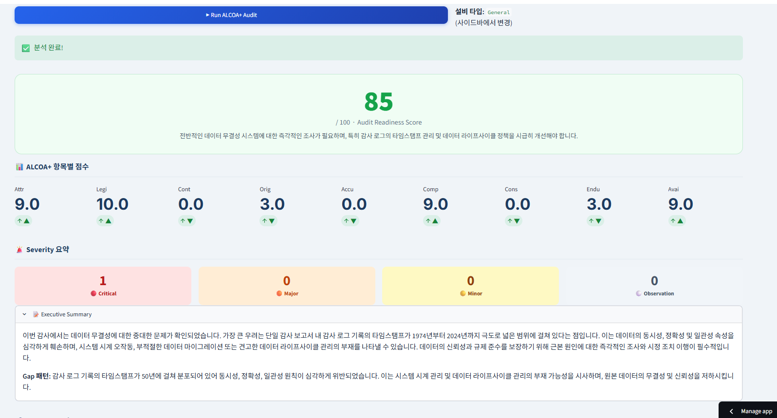 Audit Trail AI Analysis